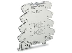 Double solid state relay module (2-port οptocoupler module) with yellow LED for status indicator. Output 3 A. WAGO