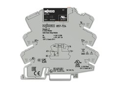 Solid state relay module with yellow LED for status indicator. Output 3 A. WAGO