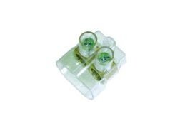 2-Hole Terminal block for derivation boxes. Cabur
