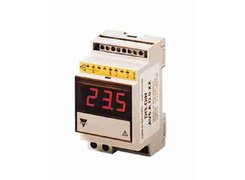 Digital autoranging Frequency Meter, for DIN-rail mounting. Carlo Gavazzi