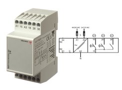 2 pumps alternating relay and alarm. Carlo Gavazzi
