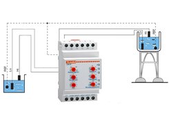 Multi-function level controller for emptying or filling applications. Lovato Electric