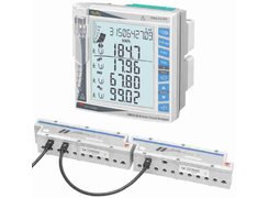 "Smart" power analyzers,multiple loads, with integrated optical reading port (modular). Carlo Gavazzi