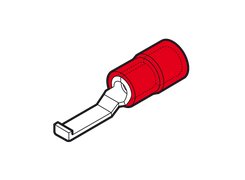 Halogen free insulated hooked blade terminals .Cembre